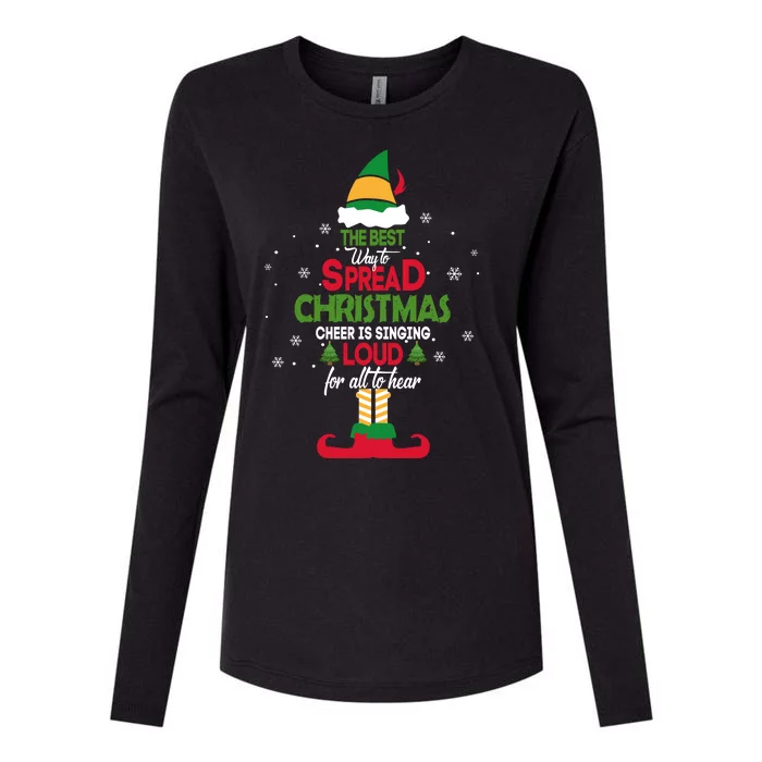 Buddy The Elf The Best Way To Spread Christmas Cheer Womens Cotton Relaxed Long Sleeve T-Shirt