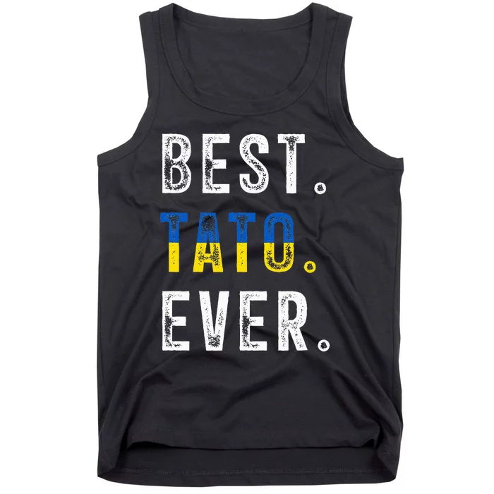 Best Tato Ever Ukrainian Father Dad Tank Top