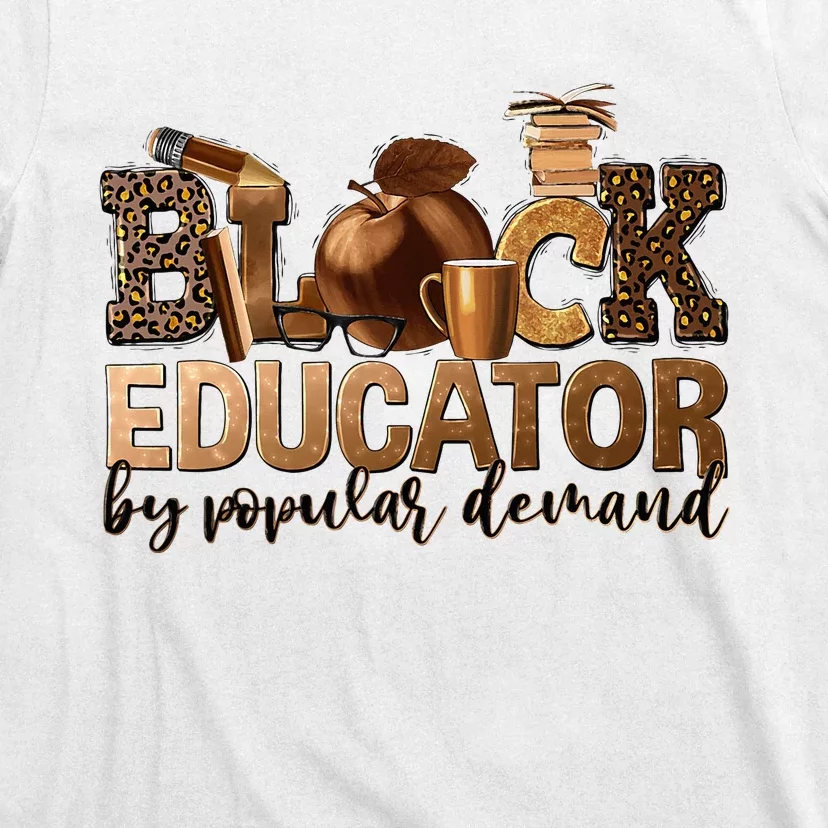 Black Teacher Educator African American Professor Ta School T-Shirt