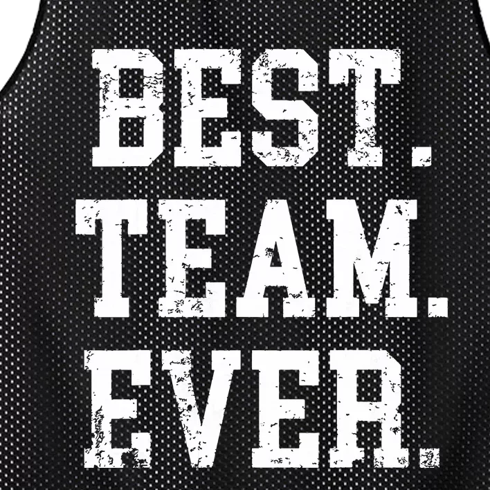 Best Team Ever Staff Appreciation Teammates Surprise Mesh Reversible Basketball Jersey Tank