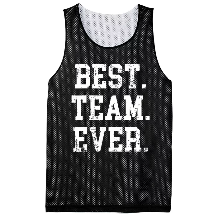 Best Team Ever Staff Appreciation Teammates Surprise Mesh Reversible Basketball Jersey Tank