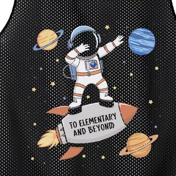 Back To Elementary And Beyond Funny First Day Of School Mesh Reversible Basketball Jersey Tank