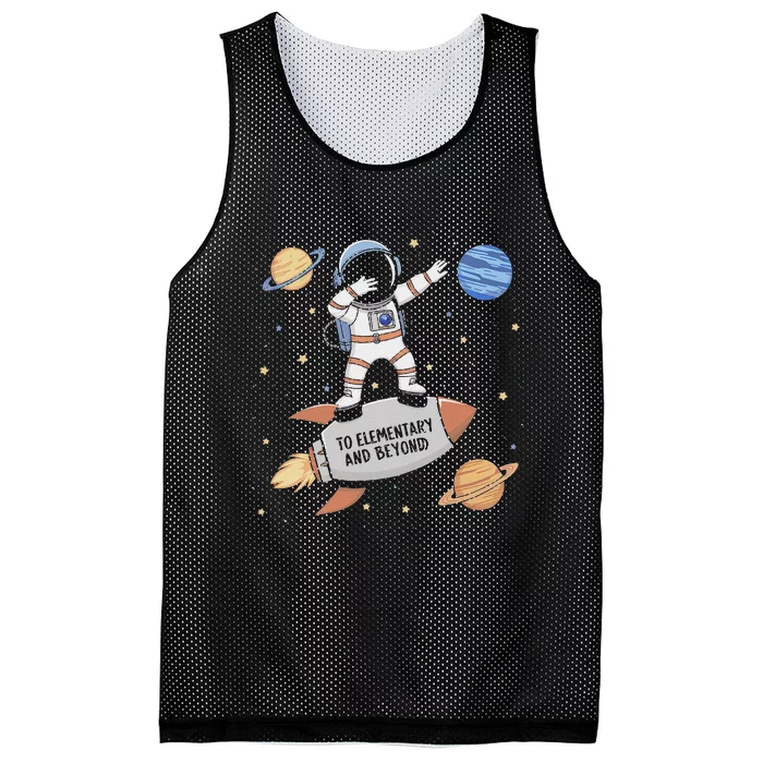 Back To Elementary And Beyond Funny First Day Of School Mesh Reversible Basketball Jersey Tank