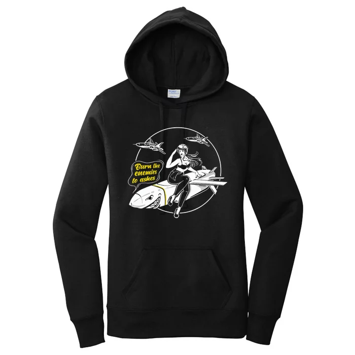 Burn The Enemies To Ashes Women's Pullover Hoodie