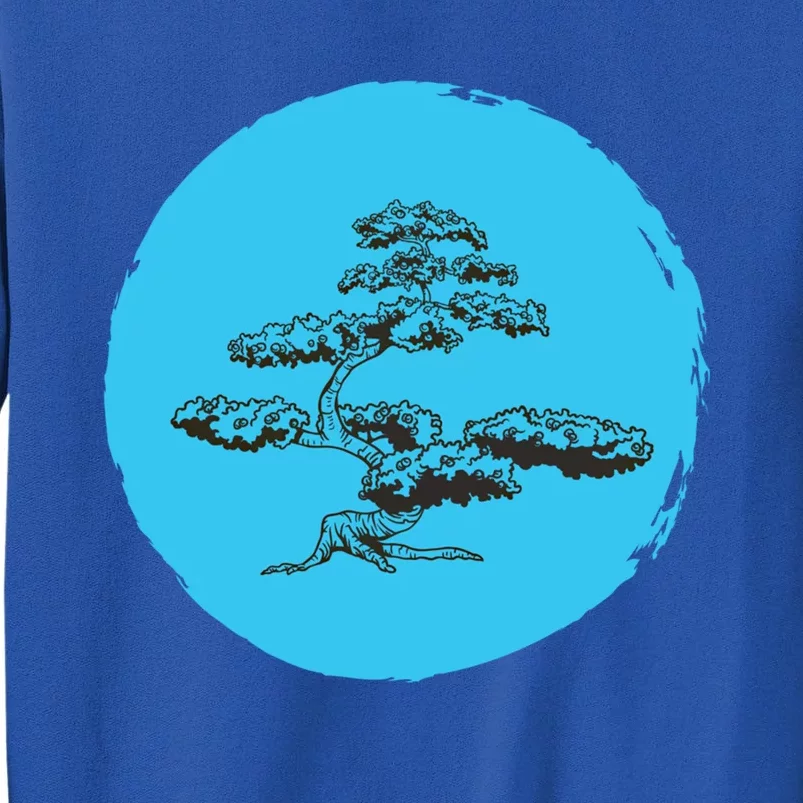 Bonsai Tree Enso Circle Gift Japanese Buddhist Zen Gift Tall Sweatshirt