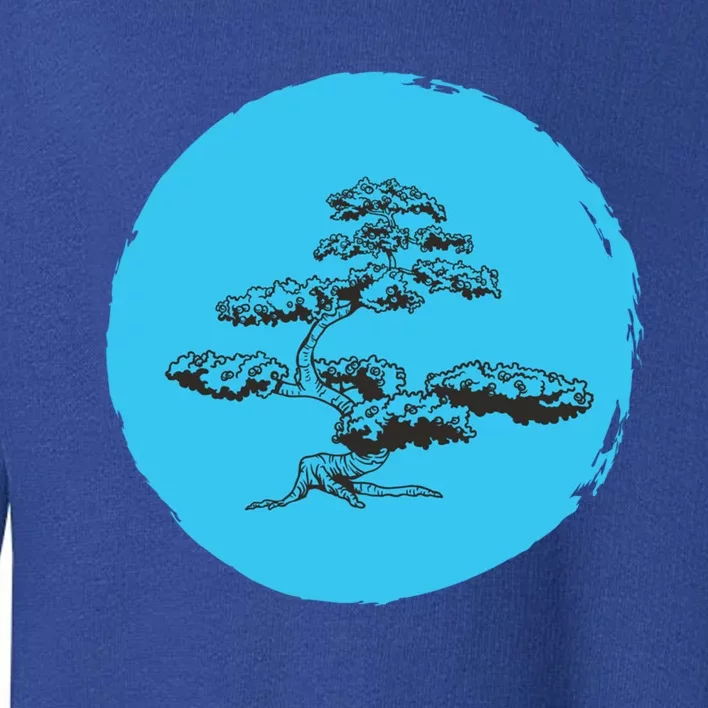 Bonsai Tree Enso Circle Gift Japanese Buddhist Zen Gift Cool Gift Toddler Sweatshirt