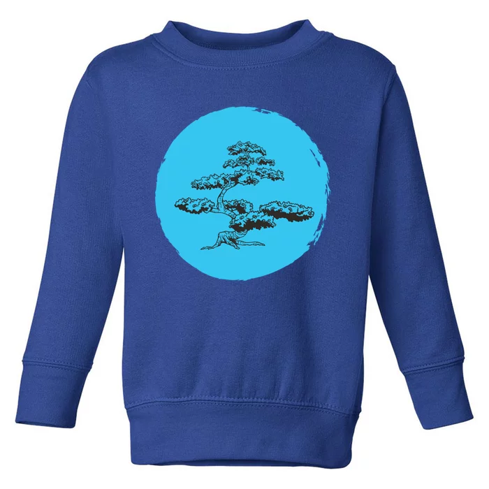 Bonsai Tree Enso Circle Gift Japanese Buddhist Zen Gift Cool Gift Toddler Sweatshirt