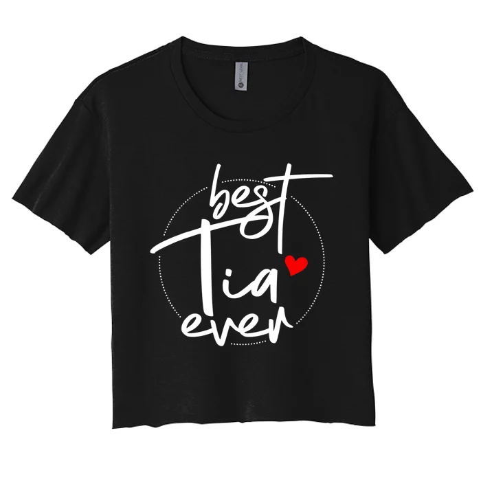 Best Tia Ever Designs Tia Women's Crop Top Tee