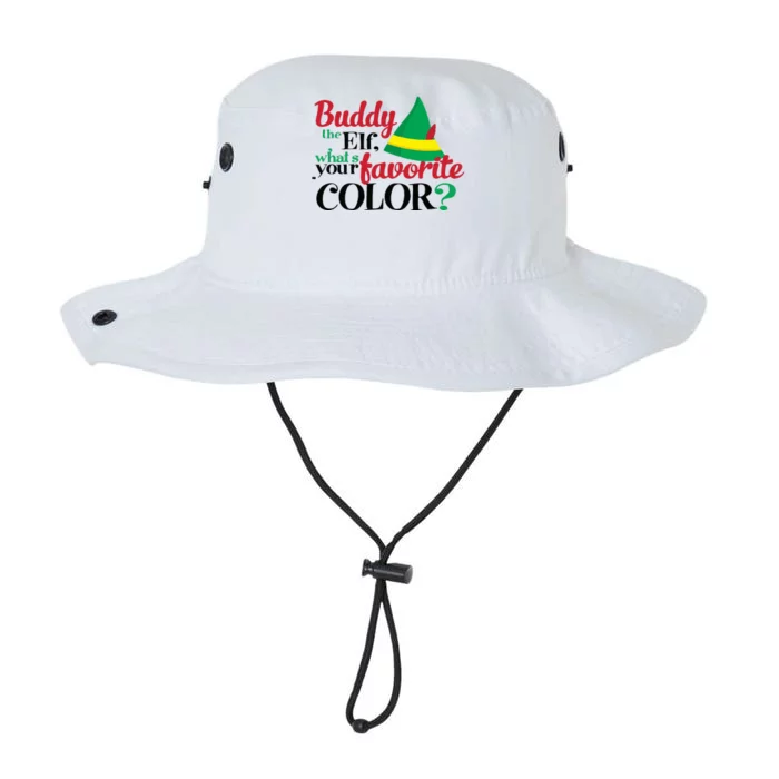 Buddy The Elf What's Your Favorite Color Cute Christmas Gift Quote Legacy Cool Fit Booney Bucket Hat