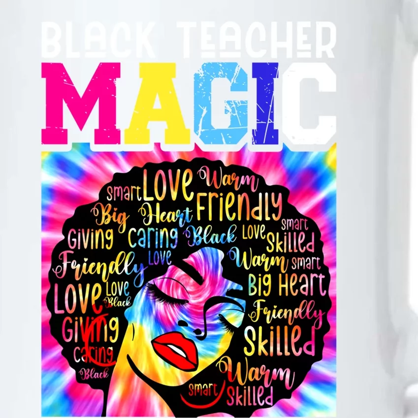 Black Teacher Educator Magic Africa Black History Juneteenth Funny Gift Black Color Changing Mug