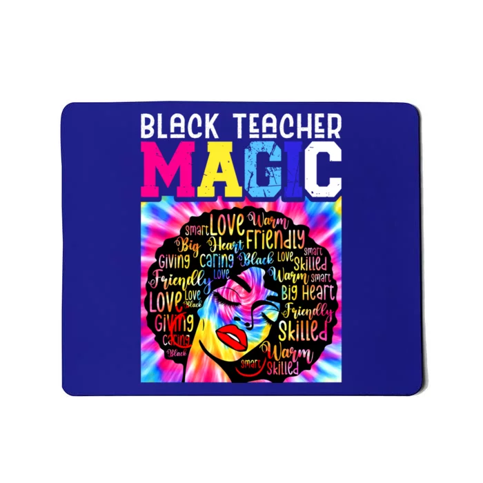 Black Teacher Educator Magic Africa Black History Juneteenth Funny Gift Mousepad