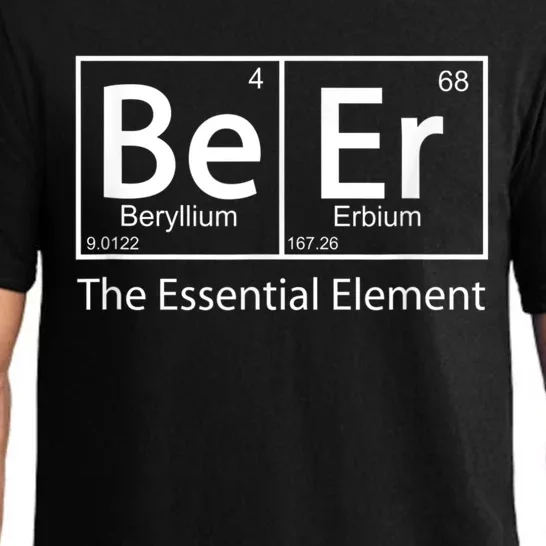 Beer The Essential Element Geeky Periodic Table Chemistry Pajama Set