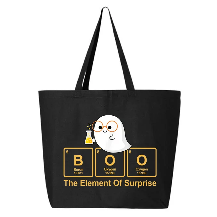 Boo The Element Of Surprise Ghost Chemist Halloween 25L Jumbo Tote