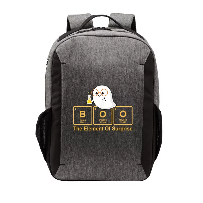 Boo The Element Of Surprise Ghost Chemist Halloween Vector Backpack