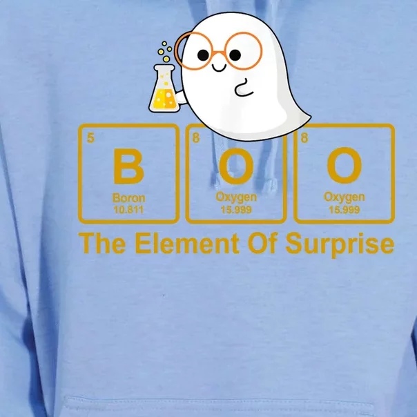 Boo The Element Of Surprise Ghost Chemist Halloween Unisex Surf Hoodie