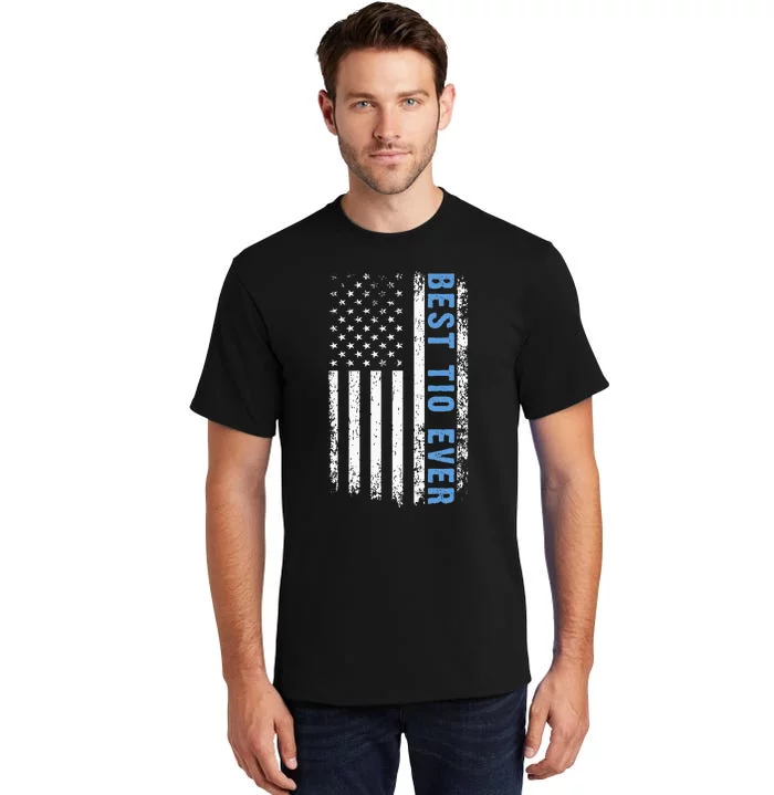 Best Tio Ever 4th Of July American Flag USA Patriotic Tall T-Shirt