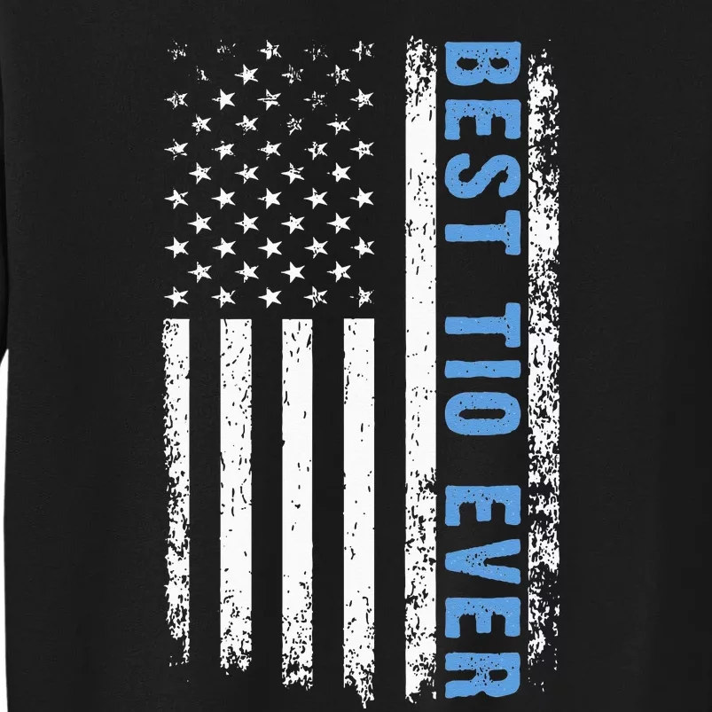 Best Tio Ever 4th Of July American Flag USA Patriotic Tall Sweatshirt