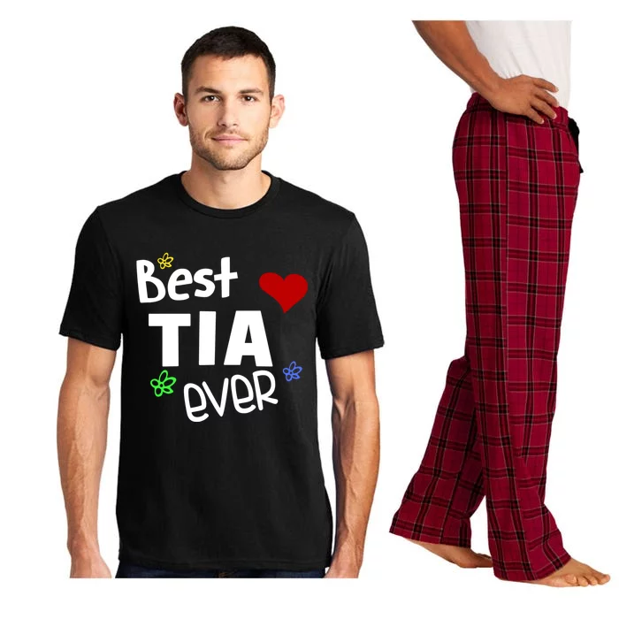 Best Tia Ever Gift Auntie Gift Pajama Set