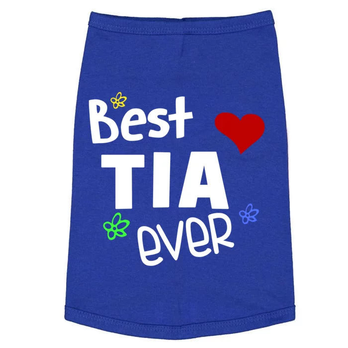 Best Tia Ever Gift Auntie Gift Doggie Tank