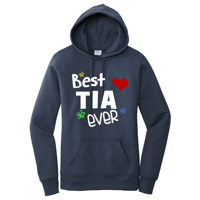 Best Tia Ever Gift Auntie Gift Women's Pullover Hoodie