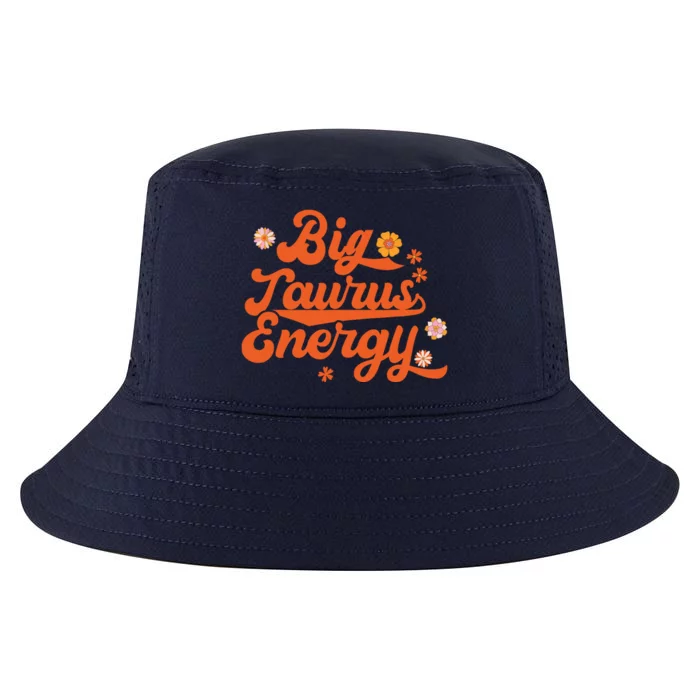 Big Taurus Energy Groovy Zodiac Sign Astrology Horoscope Cool Comfort Performance Bucket Hat