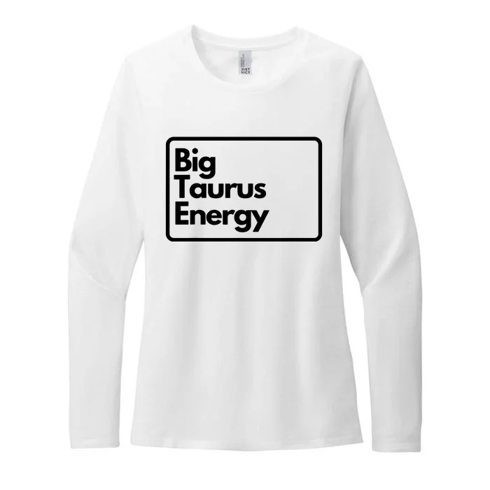 Big Taurus Energy Womens CVC Long Sleeve Shirt