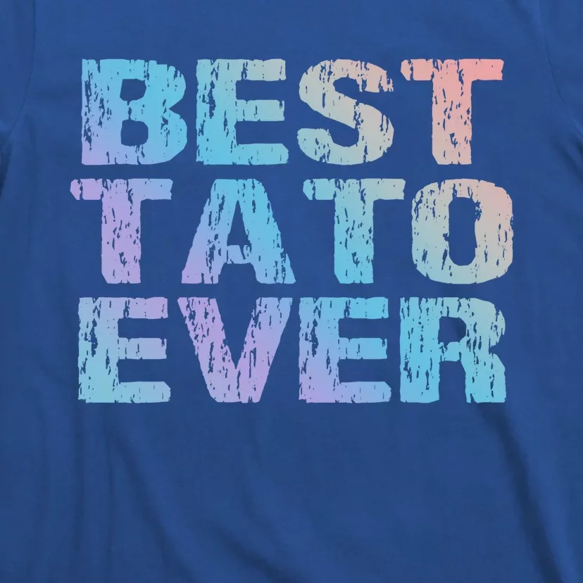 Best Tato Ever Dad Ukraine Distressed Gift T-Shirt