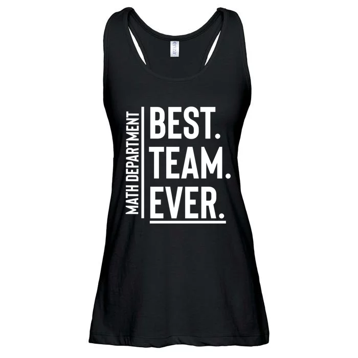 Best Team Ever Math Department Ladies Essential Flowy Tank