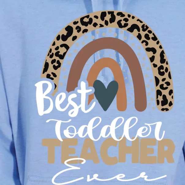 Best Teacher Ever Boho Rainbow Teacher Appreciation Meaningful Gift Unisex Surf Hoodie