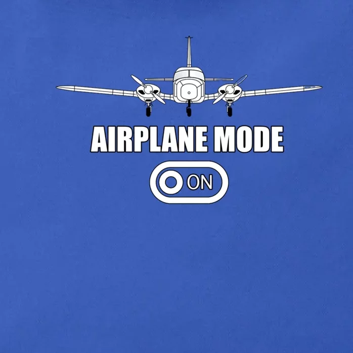 Best Twin Engine General Aviation Gift Airplane Mode Pilot Gift Zip Tote Bag