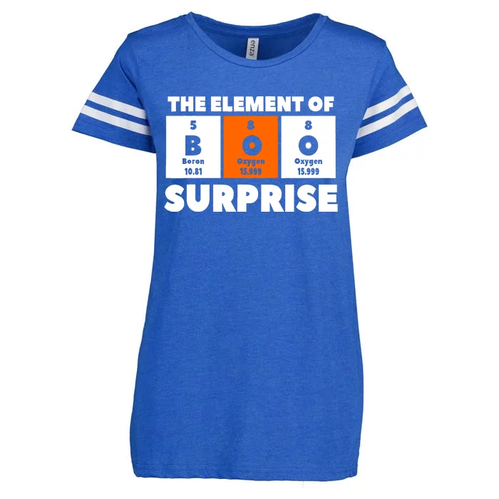 Boo The Element Of Surprise Science Chemistry Chemist Enza Ladies Jersey Football T-Shirt