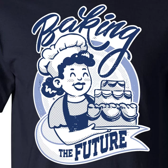 Baking The Future Retro Cartoon Tall T-Shirt