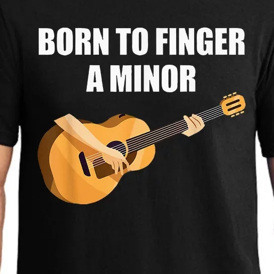 Born To Finger A Minor Guitar Pajama Set