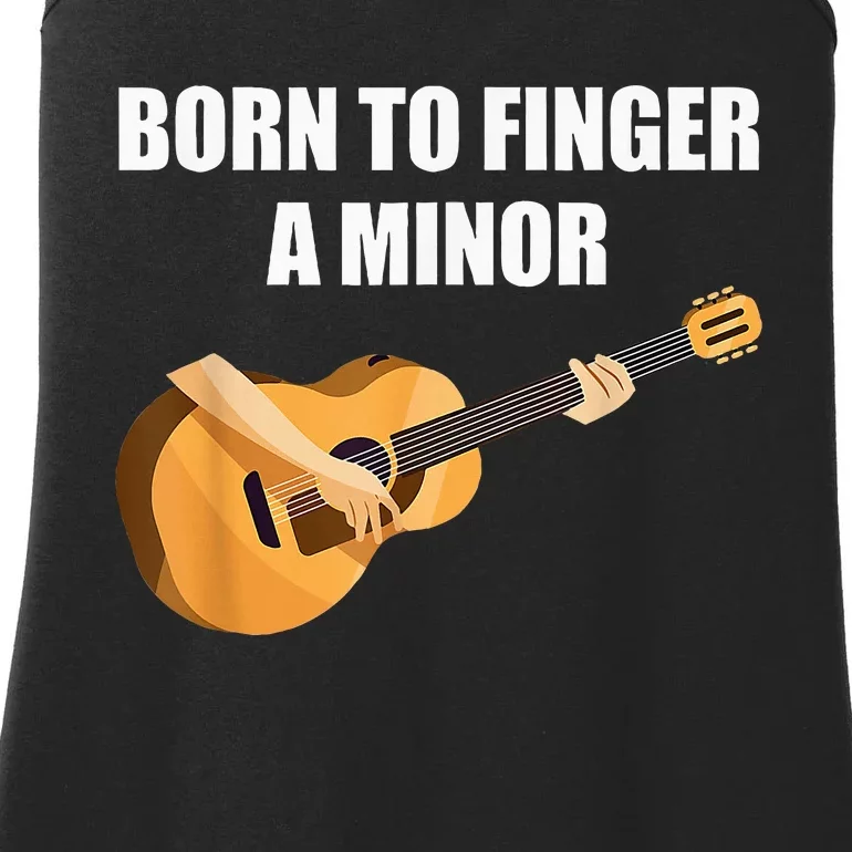 Born To Finger A Minor Guitar Ladies Essential Tank