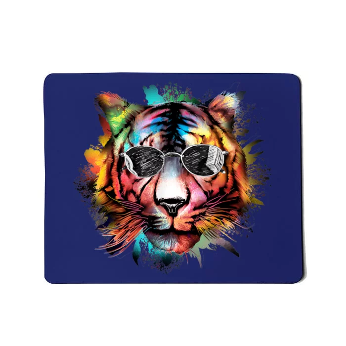 Bengal Tiger Face Paint Tiger Head Animal Bengal Tiger Lover Mousepad