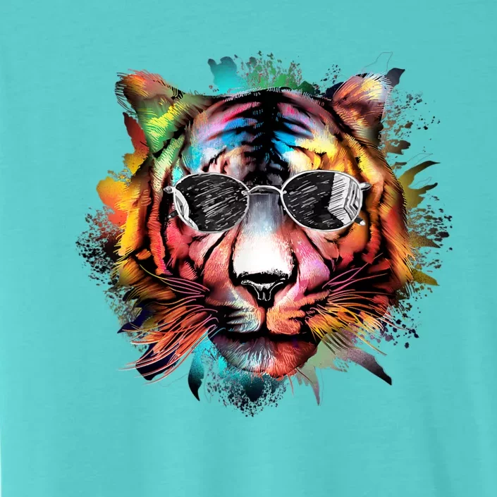 Bengal Tiger Face Paint Tiger Head Animal Bengal Tiger Lover ChromaSoft Performance T-Shirt