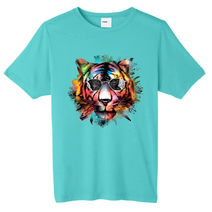 Bengal Tiger Face Paint Tiger Head Animal Bengal Tiger Lover ChromaSoft Performance T-Shirt