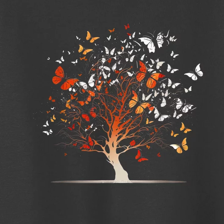 Butterfly Tree Funny Butterfly Toddler T-Shirt