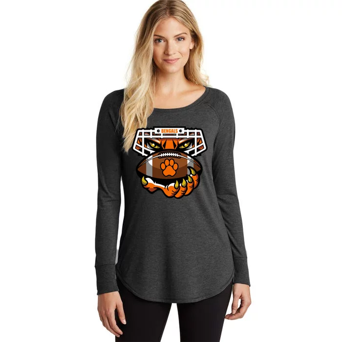 Bengal Tiger Football Women's Perfect Tri Tunic Long Sleeve Shirt