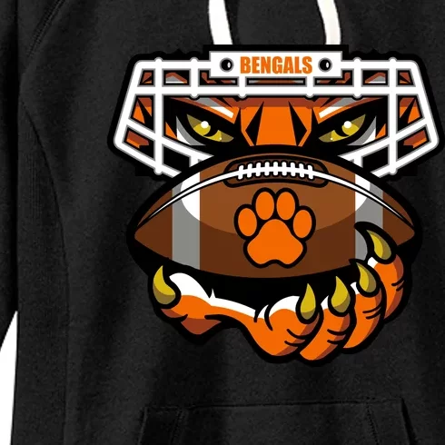 Bengal Tiger Football Women's Fleece Hoodie