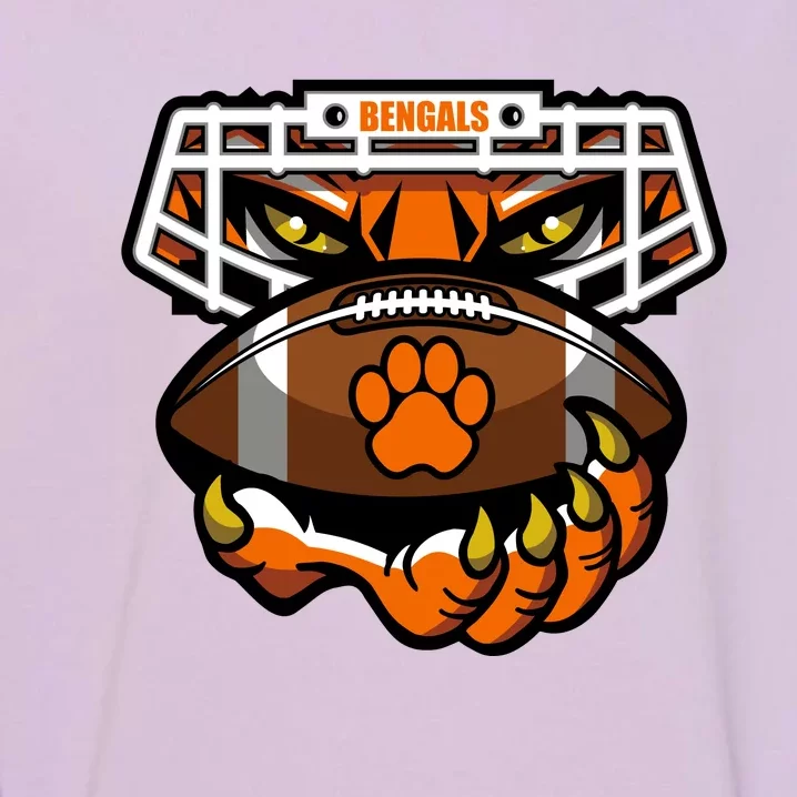 Bengal Tiger Football Garment-Dyed Sweatshirt