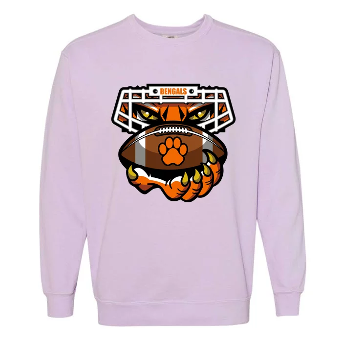 Bengal Tiger Football Garment-Dyed Sweatshirt