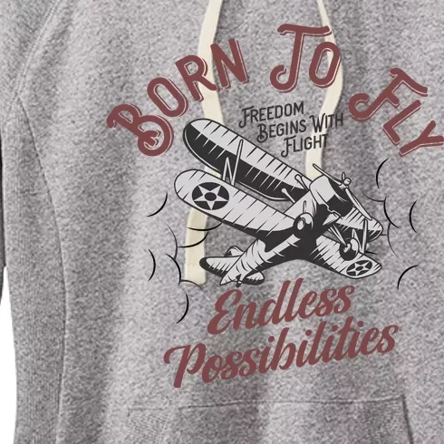 Born To Fly Women's Fleece Hoodie