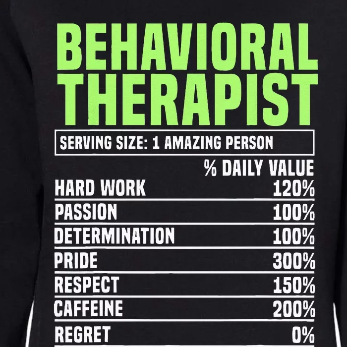 Behavioral Therapist Facts Analyst Behavior Tech Womens California Wash Sweatshirt