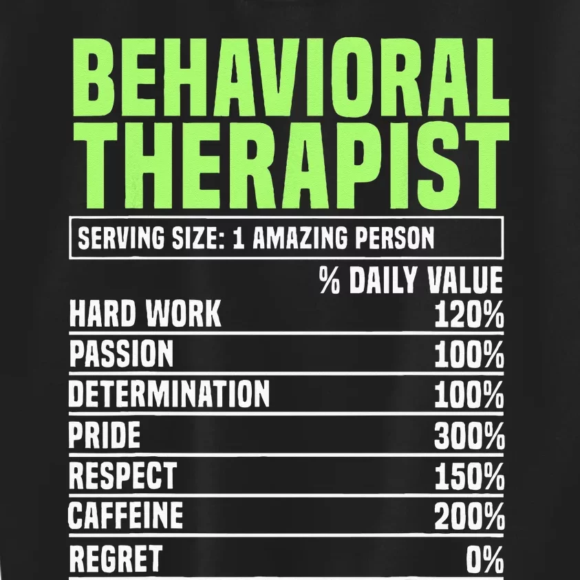 Behavioral Therapist Facts Analyst Behavior Tech Kids Sweatshirt