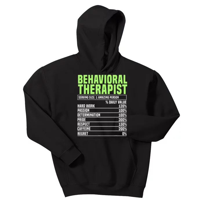 Behavioral Therapist Facts Analyst Behavior Tech Kids Hoodie