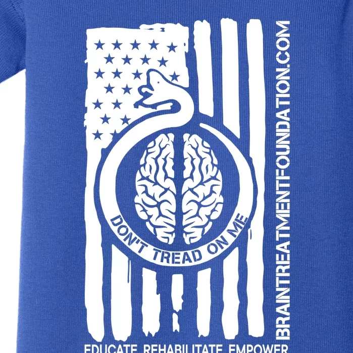 Brain Treatment Foundation Don’T Tread On Me Baby Bodysuit