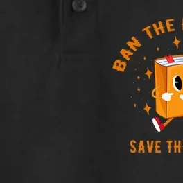 B.A.N The F.A.S.C.I.S.T.S Save The Books Dry Zone Grid Performance Polo