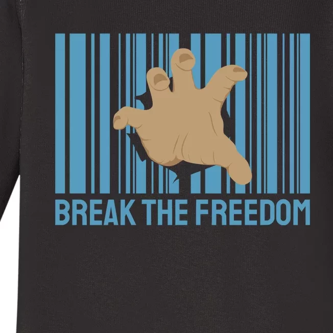 Break The Freedom Baby Long Sleeve Bodysuit