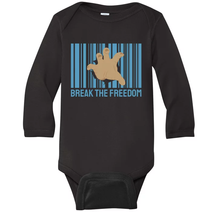 Break The Freedom Baby Long Sleeve Bodysuit